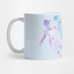 Gemini Galaxy Watercolor Mug